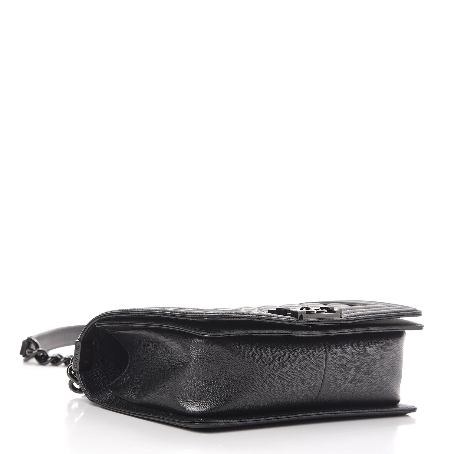 Chanel Caviar Quilted Medium Boy Flap So Black 4 of 11