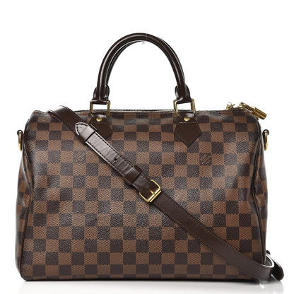 Louis Vuitton Damier Ebene Speedy Bandouliere 30 1 of 17