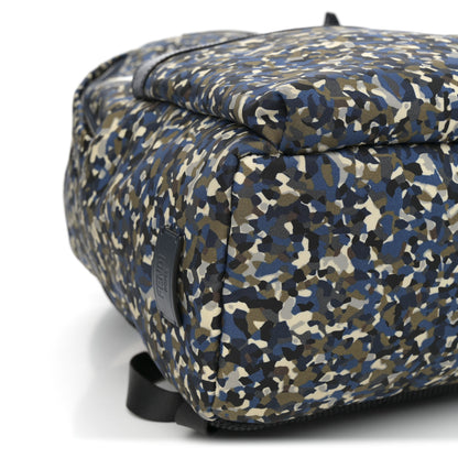 Fendi Nylon Vitello Elite Flamingo Granite Lightning Monster Eyes Backpack  Military Lavagna Multicolor 24 of 31