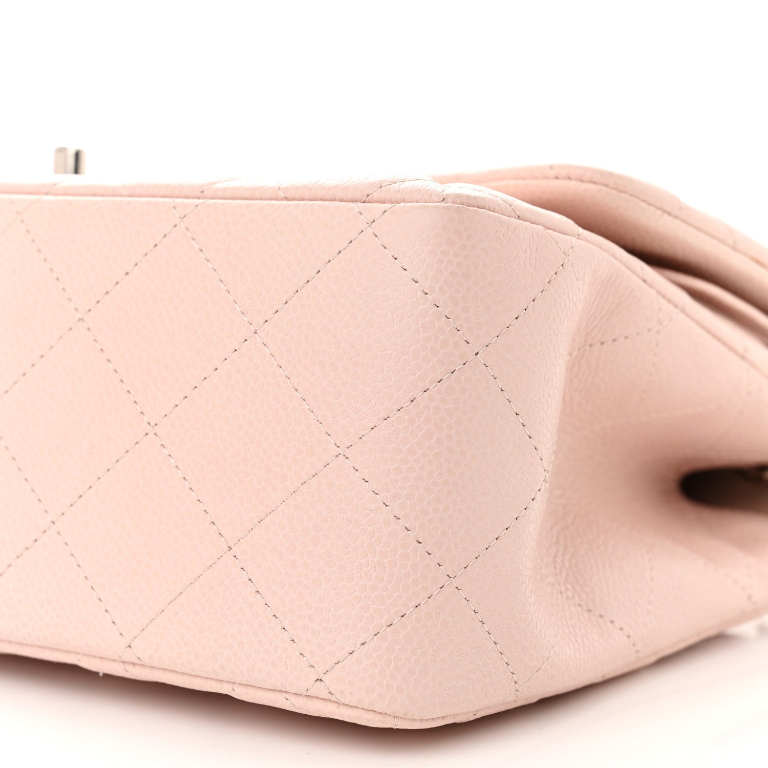Chanel Caviar Quilted Jumbo Double Flap Light Pink 10 of 11