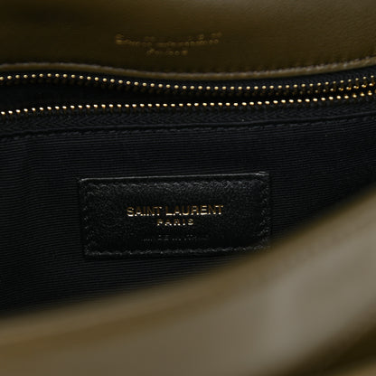 Saint Laurent Lambskin Matelasse Monogram Medium Niki Chain Satchel Seaweed 6 of 10