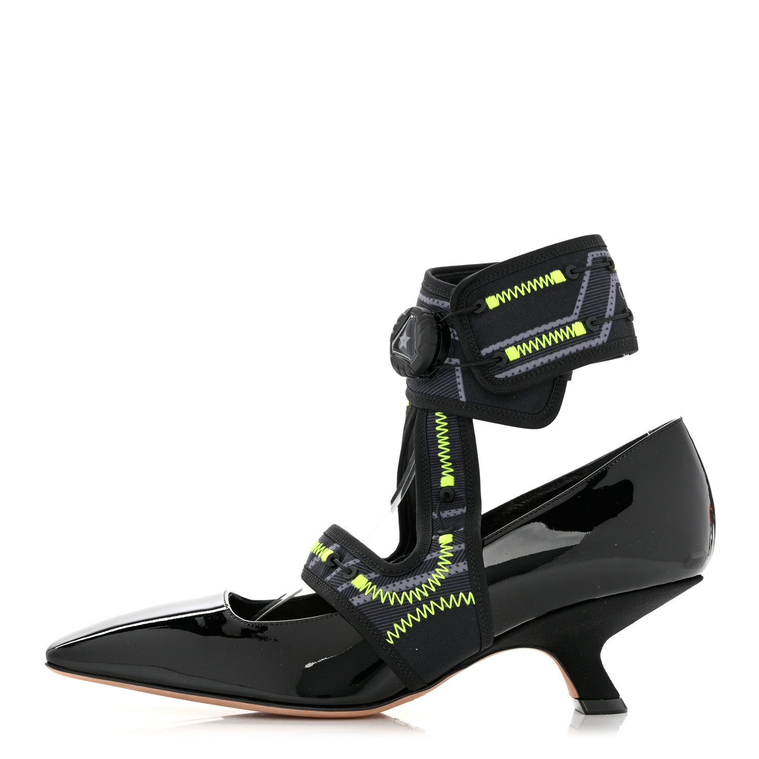 Christian Dior Patent Dior 62-22 Pumps 38.5 Black 1 of 9