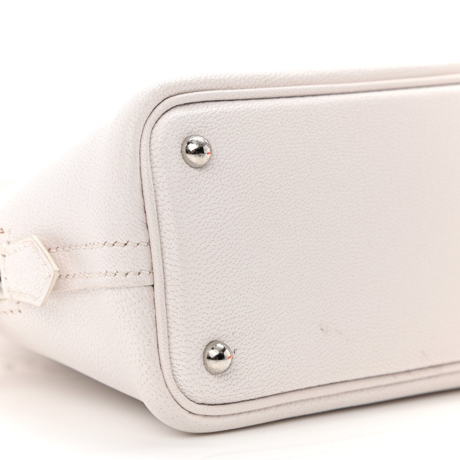 Hermes Chevre Mysore Mini 1923 Bolide White 8 of 12