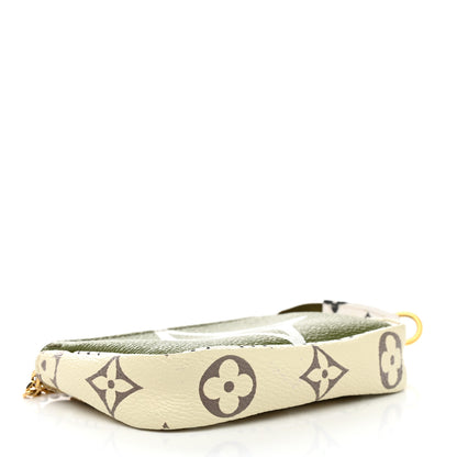 Louis Vuitton Monogram Giant Micro Pochette Accessories Kaki White 4 of 7