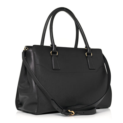 Salvatore Ferragamo Saffiano Large Beky Tote Gray 2 of 11