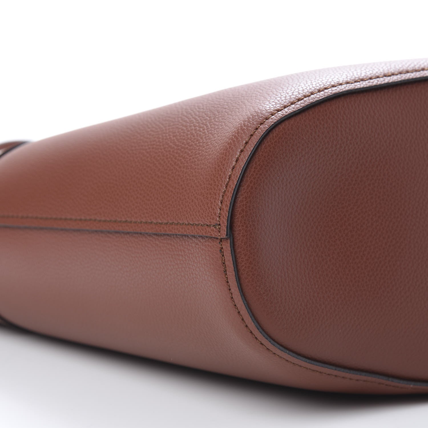 Chloe Smooth Grained Calfskin Medium Aby Tote Sepia Brown 9 of 10