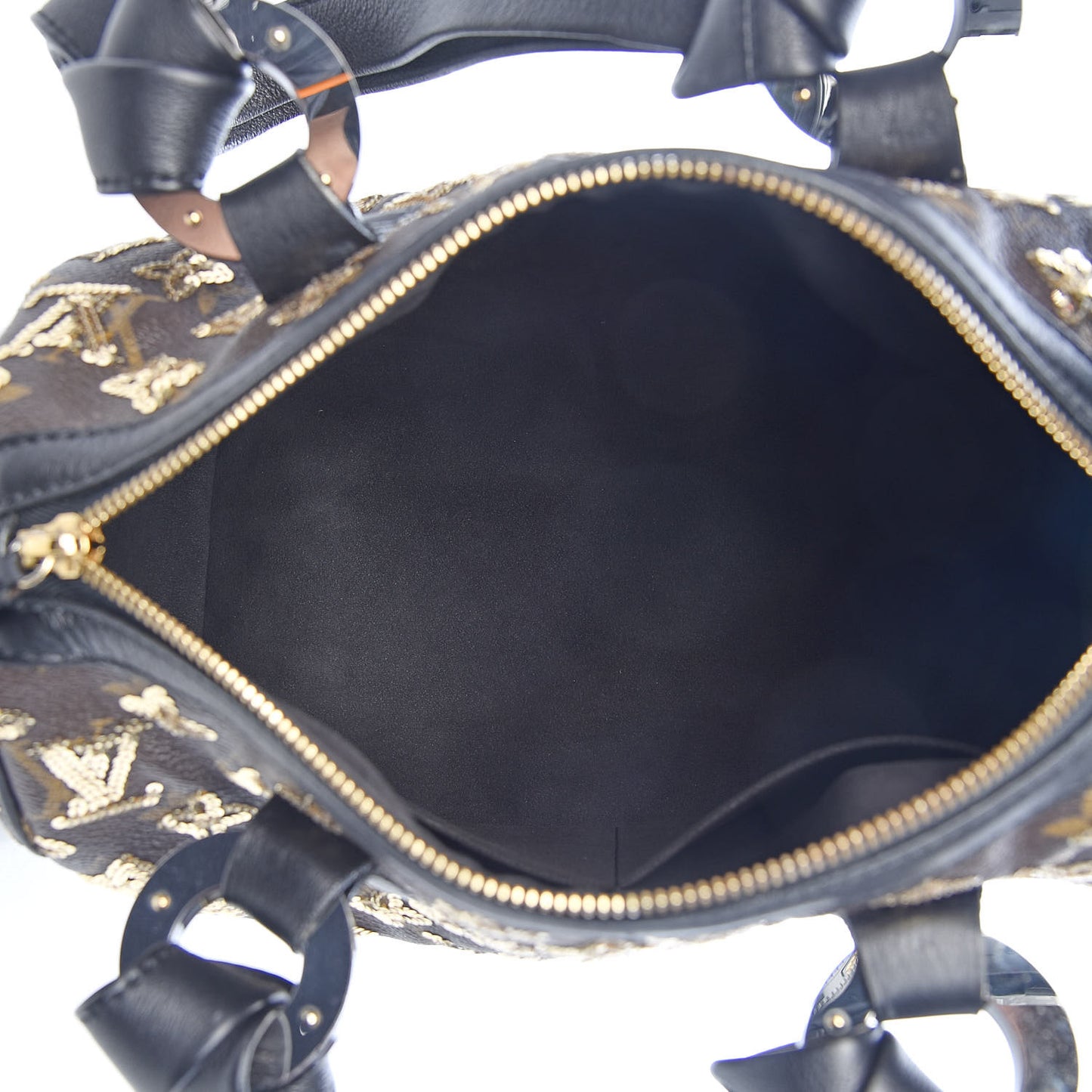 Monogram Sequins Eclipse Speedy 28 Gold
