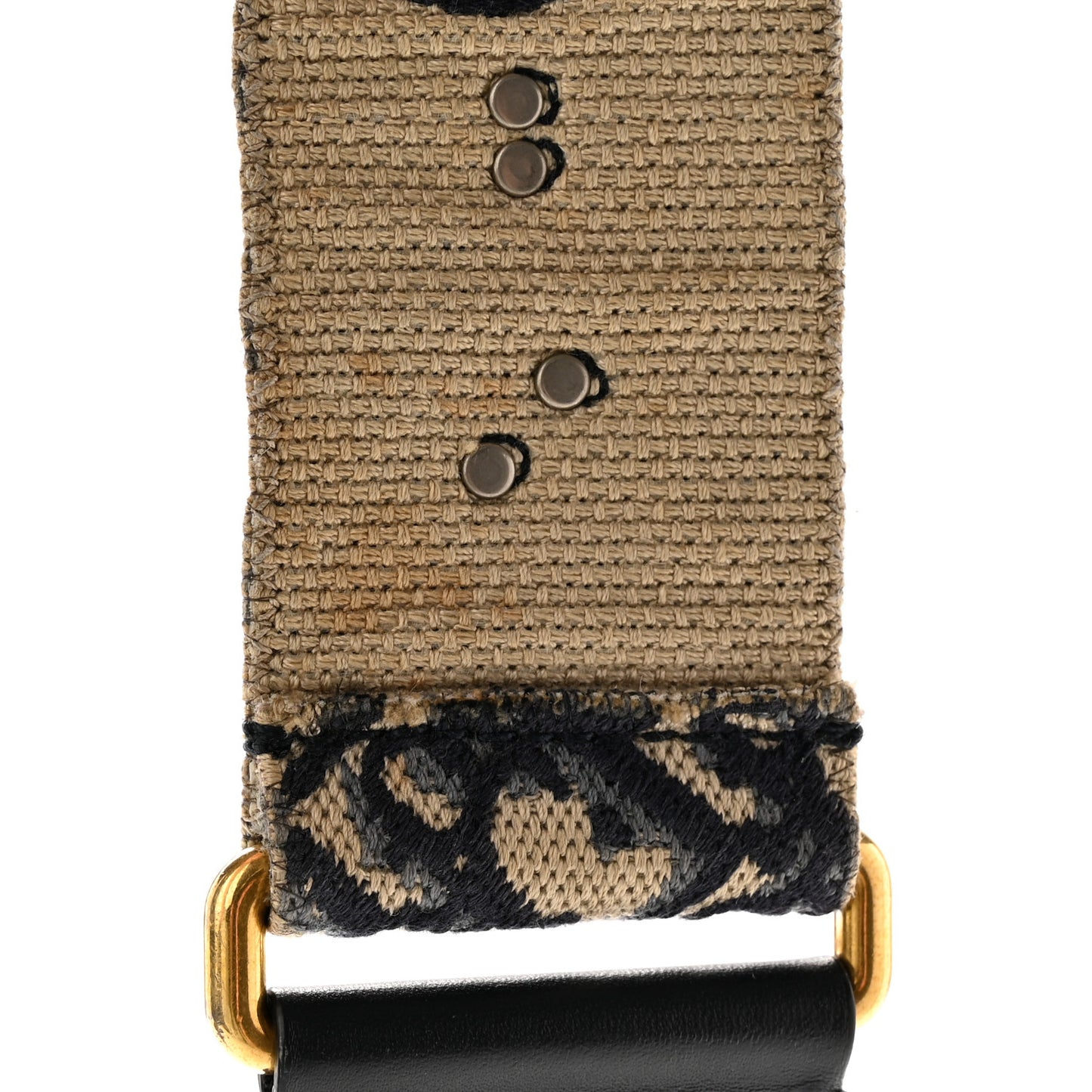 Oblique Studded Shoulder Strap Blue