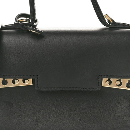 Delvaux Smooth Calfskin Micro Tempete Satchel Black 8 of 11