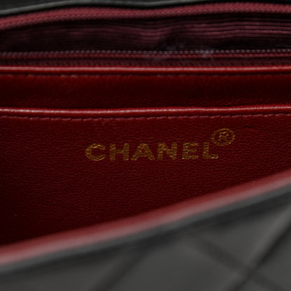 Chanel Lambskin Quilted Small Single Flap Black 12 of 13