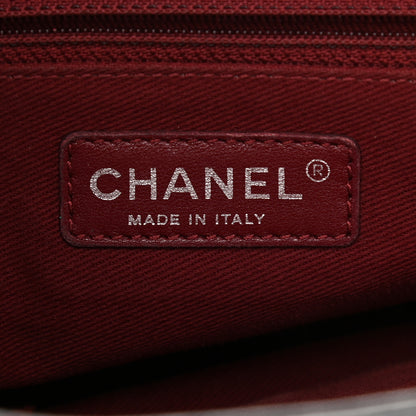 Chanel Aged Calfskin Quilted Medium Pondichery Flap Black 6 of 9