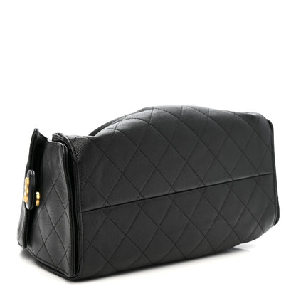 Chanel Caviar Quilted Small Chanel 25 Handbag Black 4 of 10