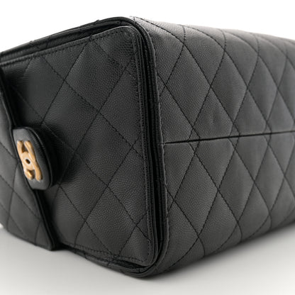 Chanel Caviar Quilted Small Chanel 25 Handbag Black 9 of 11