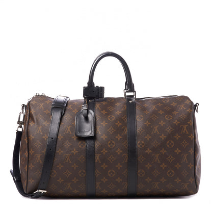 Louis Vuitton Monogram Macassar Keepall Bandouliere 45 1 of 11