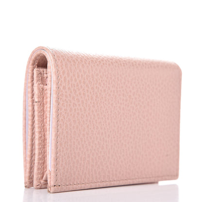 Gucci Dollar Calfskin GG Marmont Card Case Perfect Pink 3 of 8