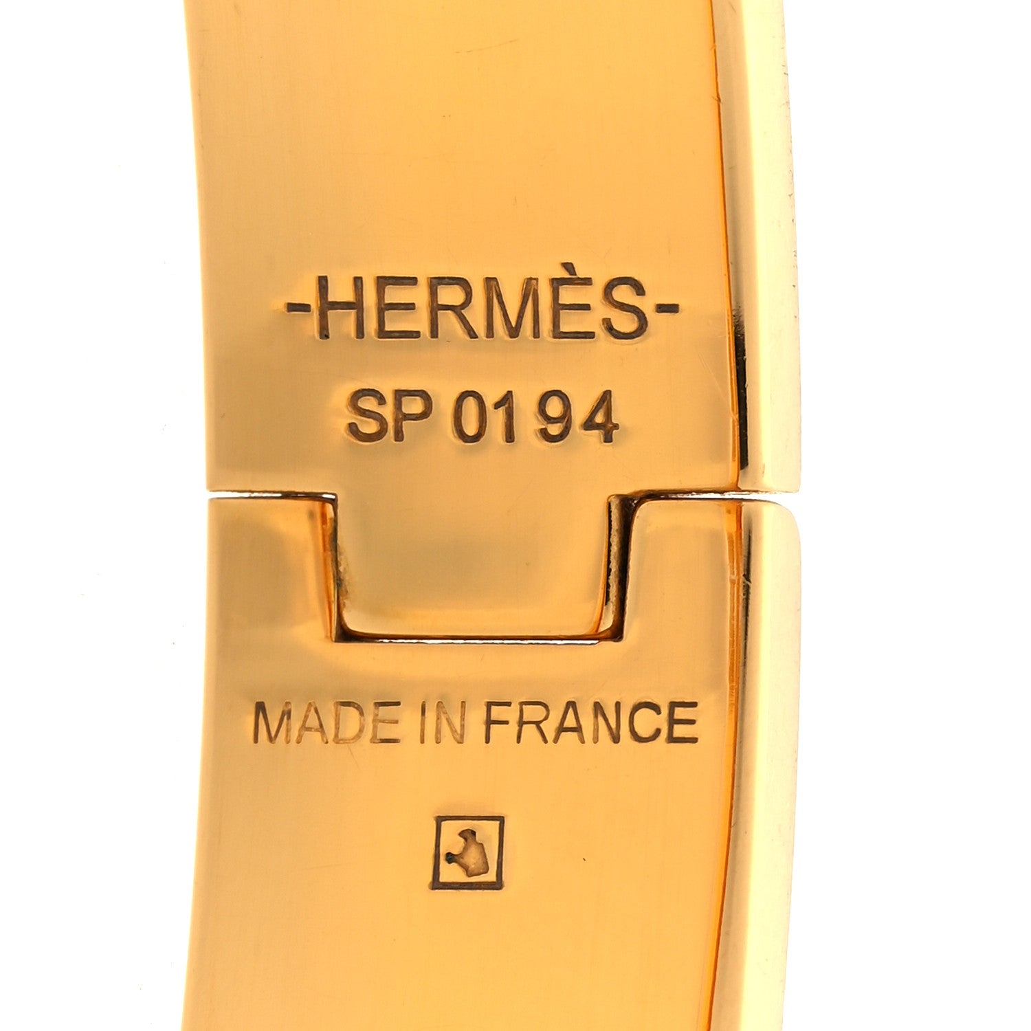 Hermes Enamel Narrow Clic Clac H Bracelet PM White 5 of 6