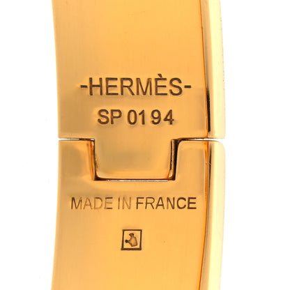 Hermes Enamel Narrow Clic Clac H Bracelet PM White 5 of 6