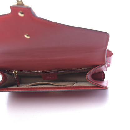Gucci Calfskin Small Sylvie Shoulder Bag Hibiscus Red 9 of 15