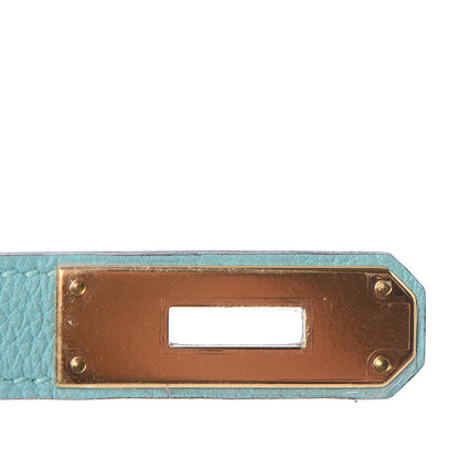 Hermes Togo Birkin 30 Bleu Atoll 15 of 33