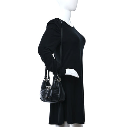 Prada Nappa Soft Padded Re-Edition 2002 Moon Bag Black 2 of 8
