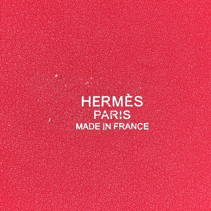 Hermes Swift H Canvas Cabas H En Biais 40 FRAMBOISE 7 of 9