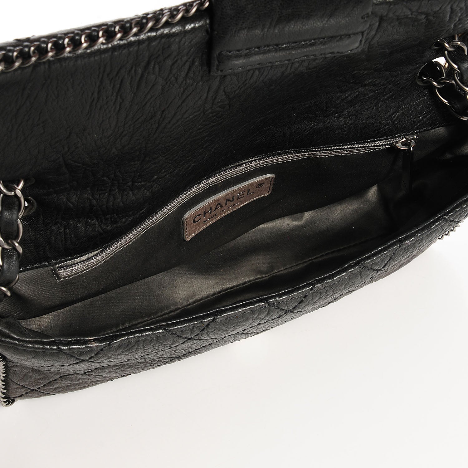 Chanel Leather Leo Lion Medium Flap Black 5 of 7