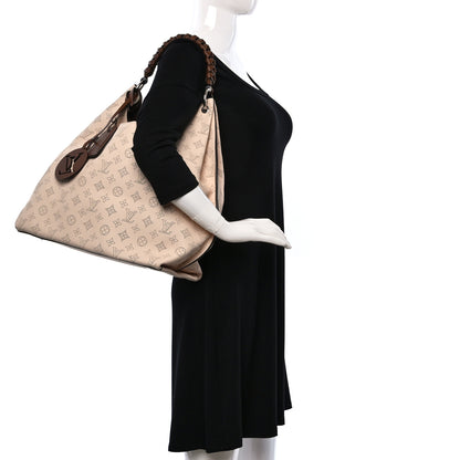 Louis Vuitton Mahina Carmel Hobo Creme 2 of 13