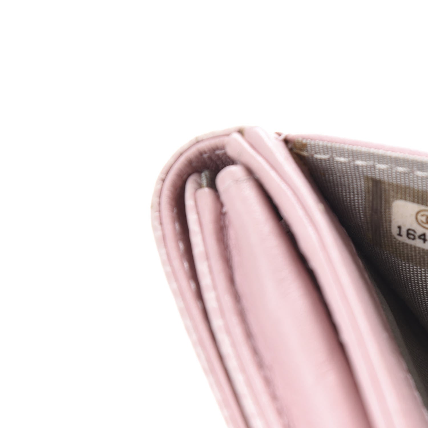Chanel Caviar Timeless CC Compact French Wallet Pink 8 of 8