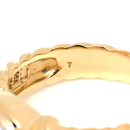 David Yurman 18K Yellow Gold Diamond 10mm Noblesse Ring 56 7.5 5 of 5