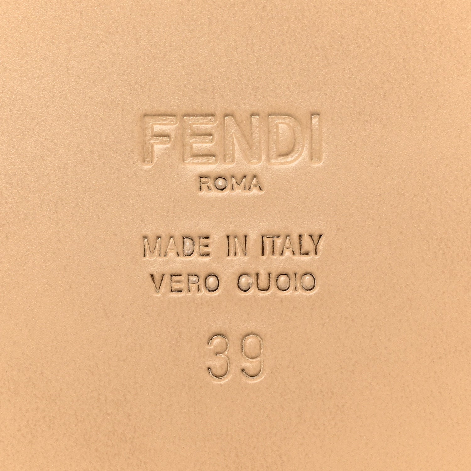Fendi Metallic Nappa Fendi O'Lock Gladiator Flat Sandals 39 Argento Stagno Champagne 6 of 7