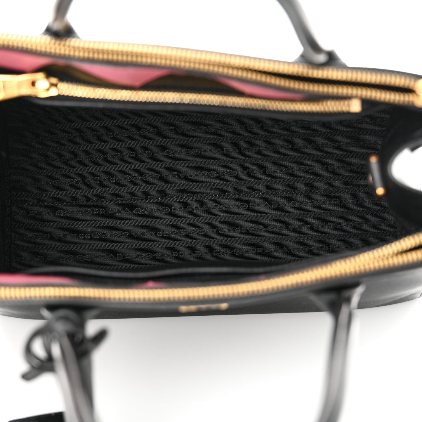 Saffiano Greche Greca Paradigme Bag Black Pink