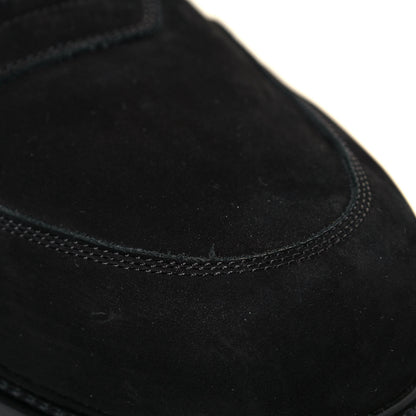 Louis Vuitton Suede Calfskin Monogram Eclipse Mens Creeper Ankle Boots 11 Black 8 of 9