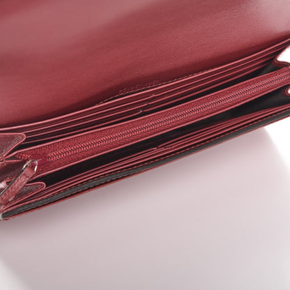Gucci Shine Guccissima Lovely Heart Continental Wallet Tibet Red 5 of 8