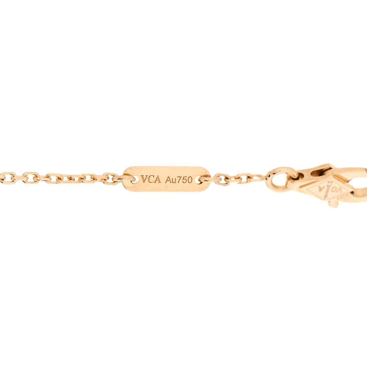 18K Yellow Gold Mother of Pearl Sweet Alhambra Bracelet