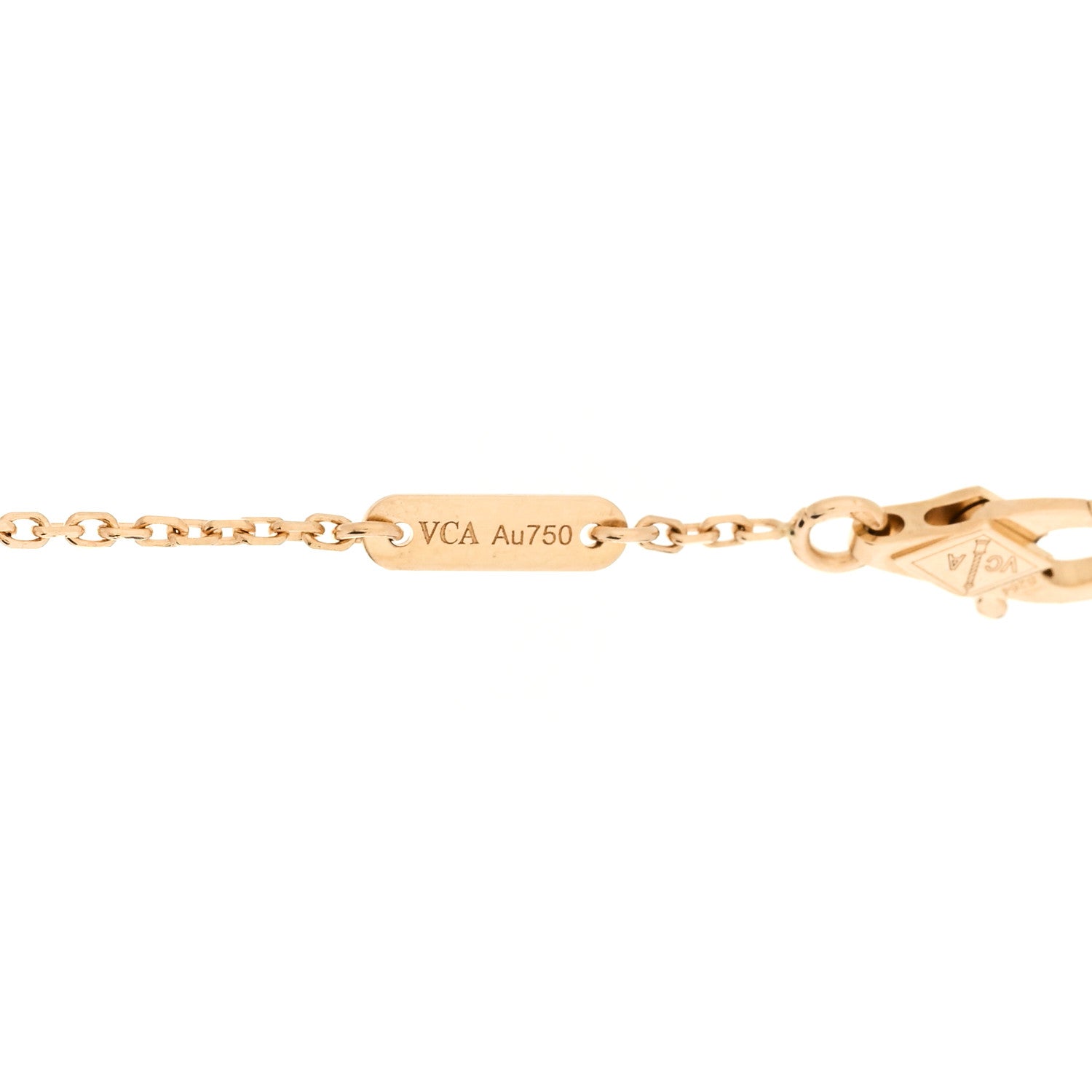 Van Cleef & Arpels 18K Yellow Gold Mother of Pearl Sweet Alhambra Bracelet 3 of 5
