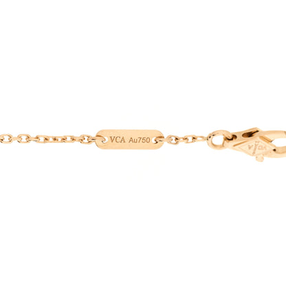 Van Cleef & Arpels 18K Yellow Gold Mother of Pearl Sweet Alhambra Bracelet 3 of 5