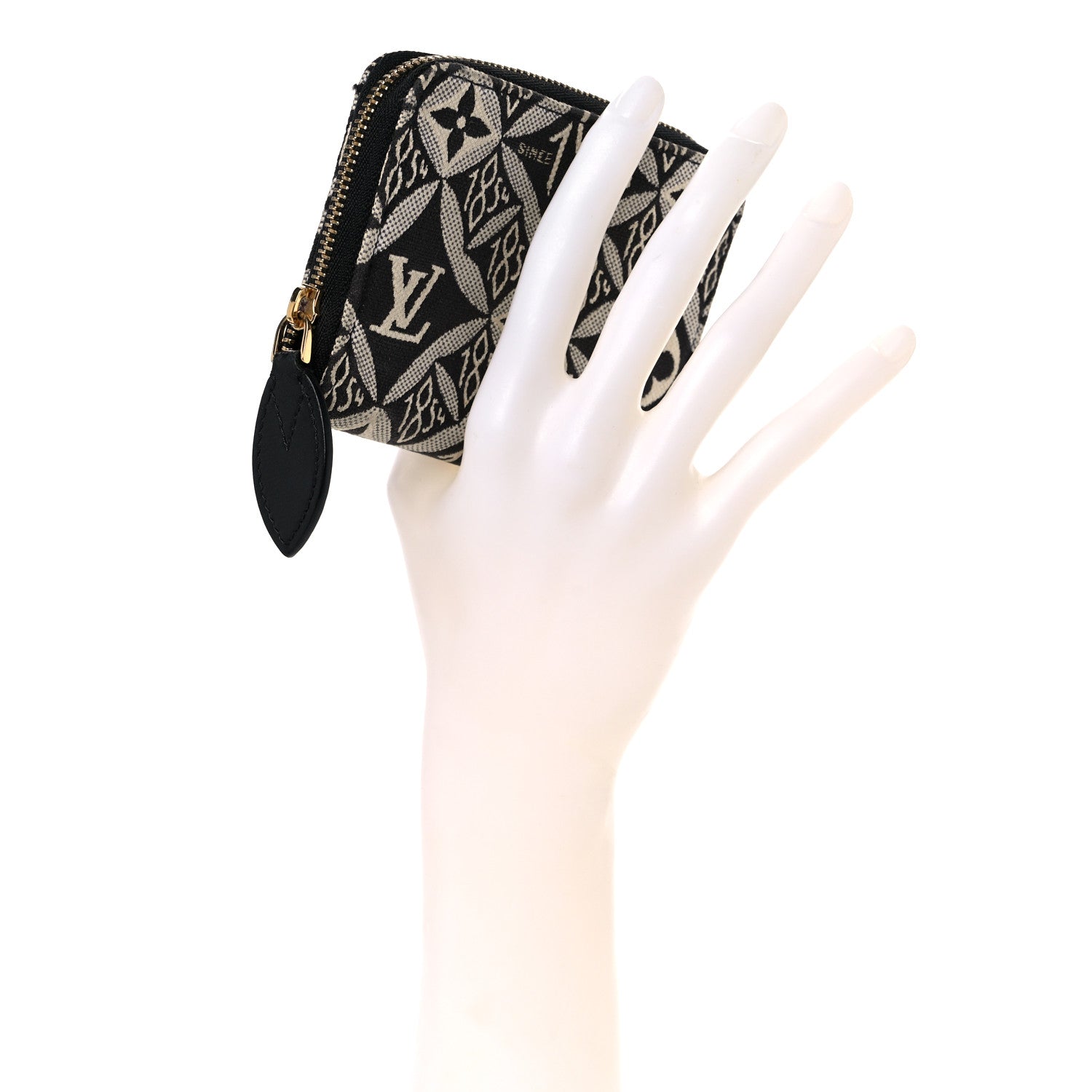 Louis Vuitton Jacquard Since 1854 Zippy Coin Purse Grey 2 of 16