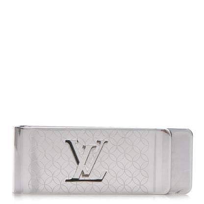 Louis Vuitton Metal Champs Elysees Money Clip Silver 1 of 4