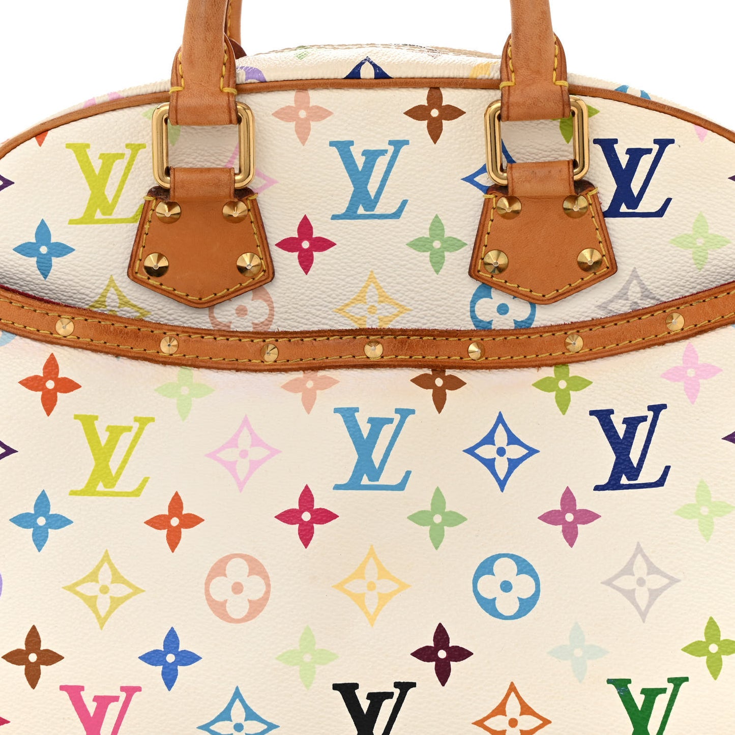 Monogram Multicolor Trouville White