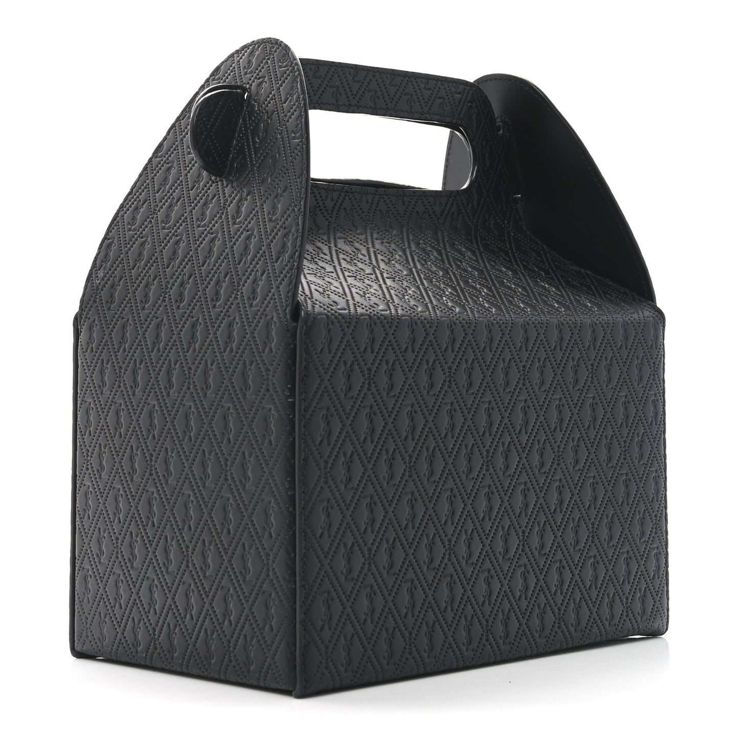 Calfskin Monogram Take Away Box Black
