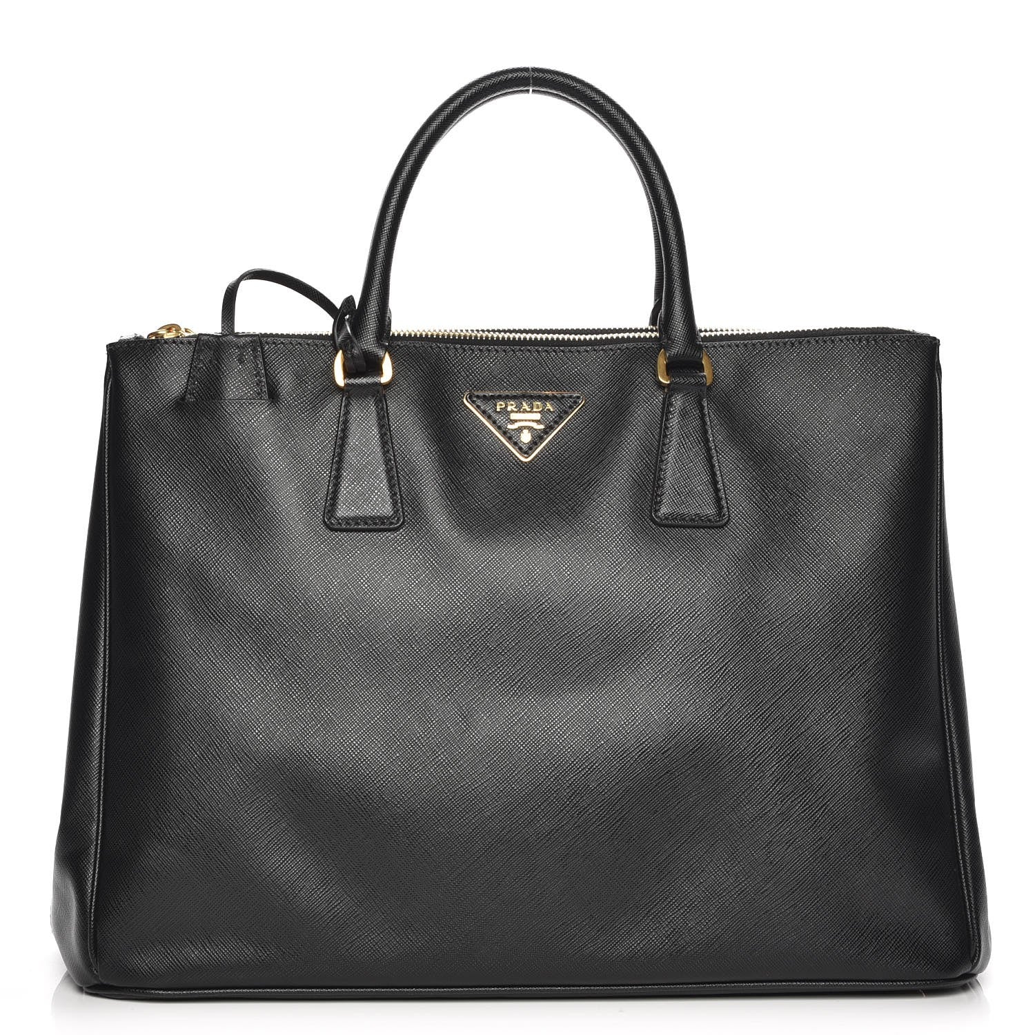 Prada Saffiano Large Galleria Double Zip Tote Black 1 of 7