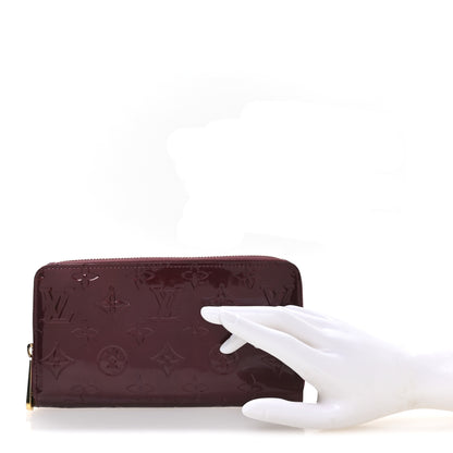 Louis Vuitton Vernis Zippy Wallet Rouge Fauviste 2 of 7