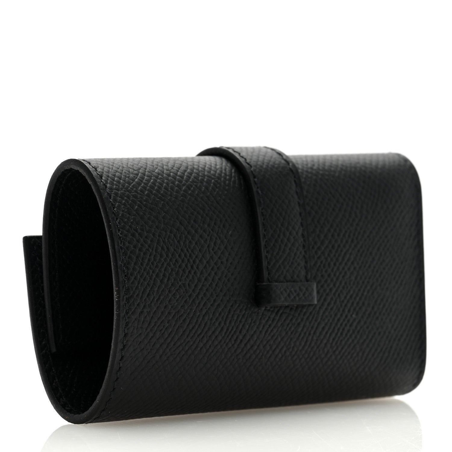 Hermes Epsom Bearn Multicles 4 Key Holder Black 3 of 6