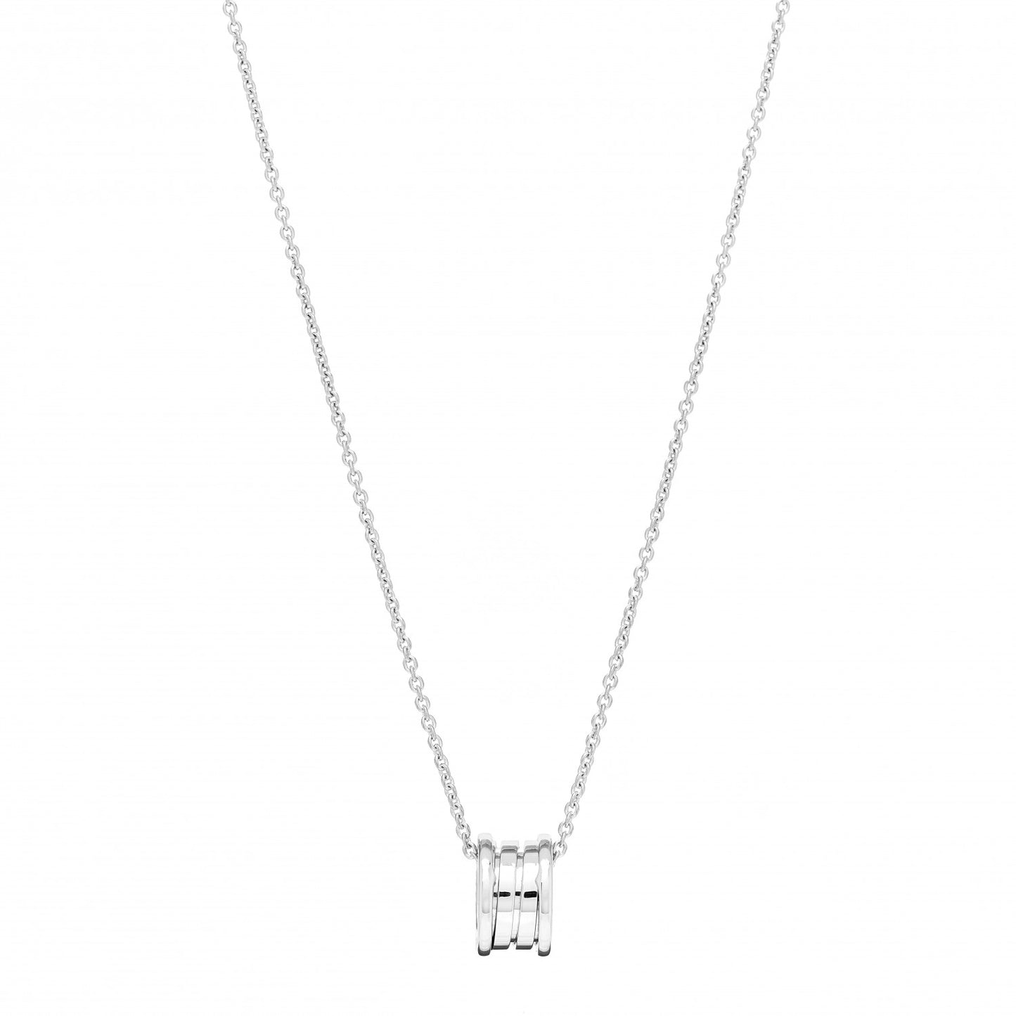 18K White Gold B.Zero1 Pendant Necklace