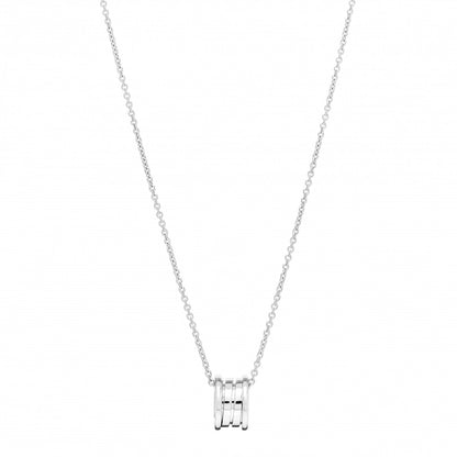 Bulgari 18K White Gold B.Zero1 Pendant Necklace 1 of 4