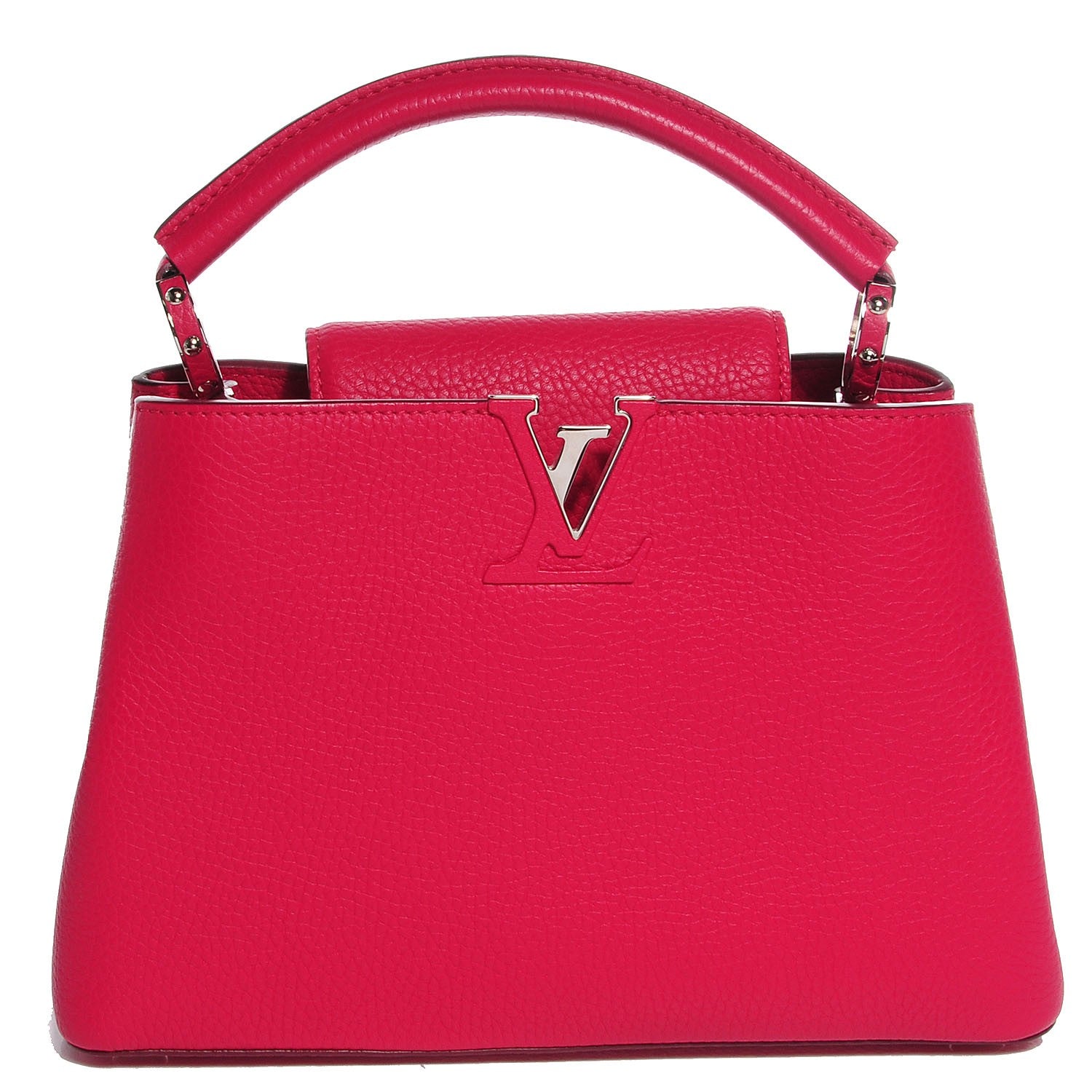 Louis Vuitton Taurillon Capucines BB Fuchsia 1 of 7