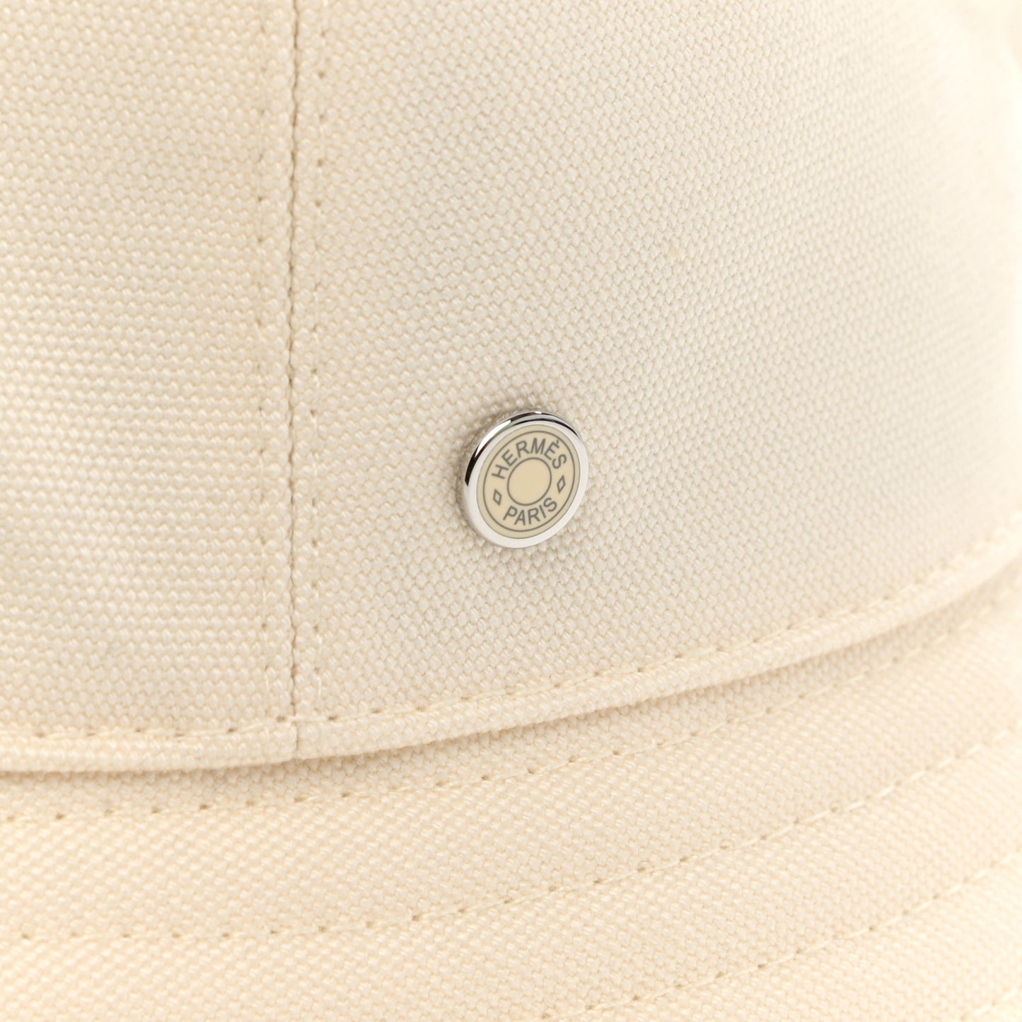 Cotton Elena Bucket Hat 59 Ecru