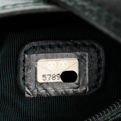 Chanel Lambskin Shoulder Bag Dark Green 6 of 7
