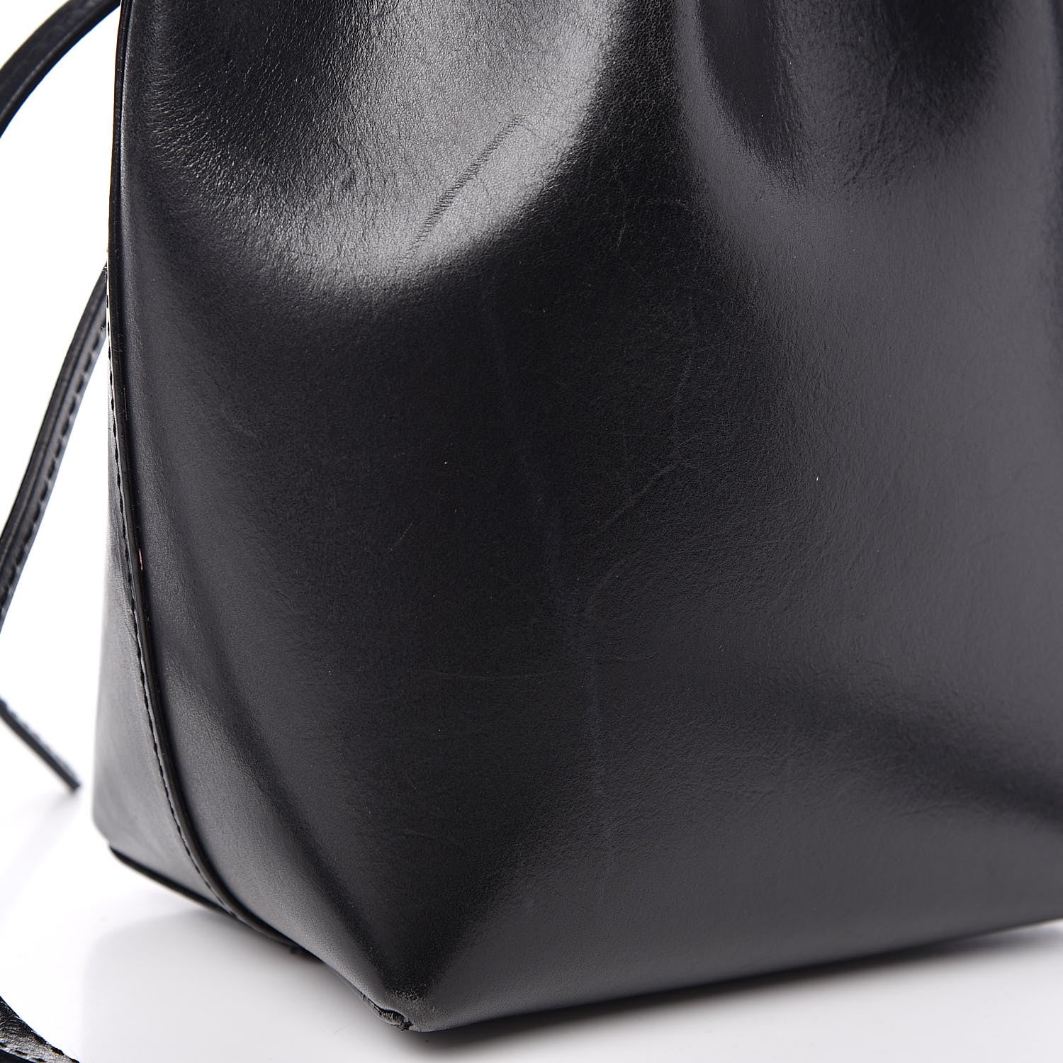 Mansur Gavriel Calfskin Mini Mini Bucket Bag Black Dolly 11 of 18