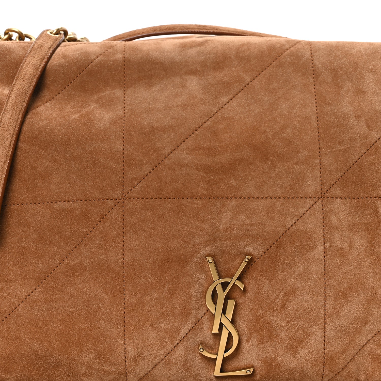 Saint Laurent Suede Matelasse Monogram Large Jamie 4.3 Snuff 8 of 10